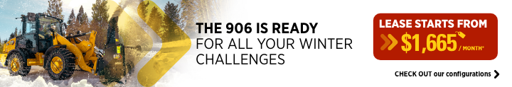 THE 906 IS READY FOR ALL
YOUR WINTER CHALLENGES - 906 Compact Wheel Loader