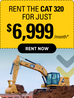 BIG SAVINGS ON CAT® 320 RENTAL