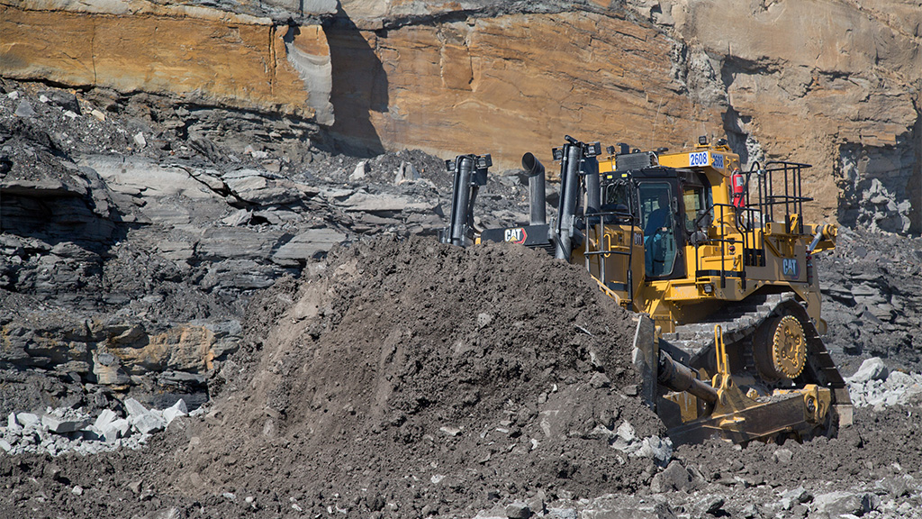 Decommission of a mine by a dozer