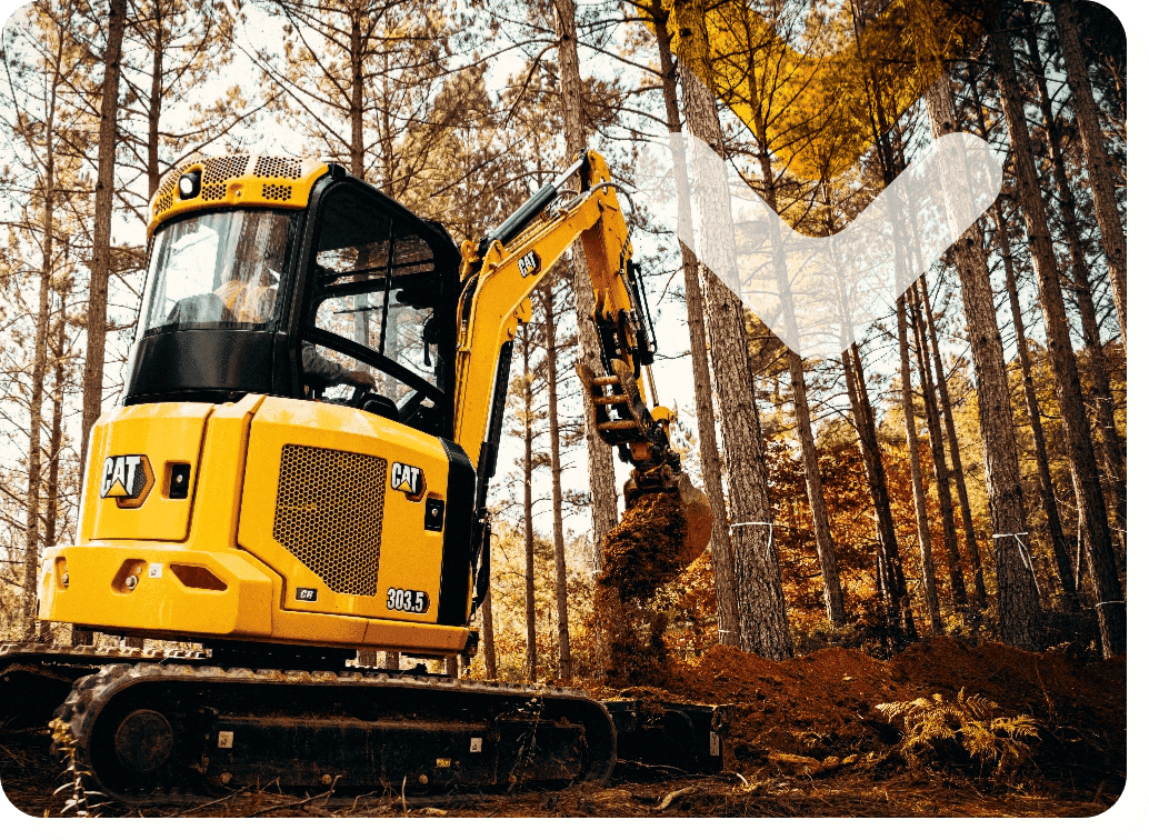 Cat mini excavator 303.5 CR