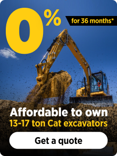 small excavator offer