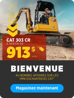 Cat mini excavatrice